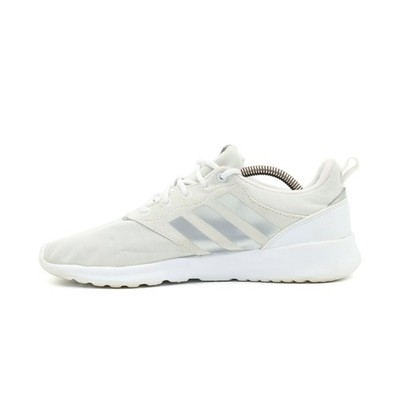 adidas Damen Lite Racer Sneaker Weiß/Grau Textil Atmungsaktiv Cloudfoam EU 40