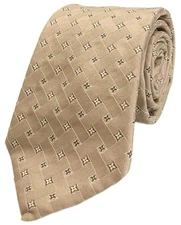 Louis Vuitton Tie Monogram Beige Silk Used  Condition (38044)