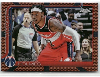 2025-26 Topps Chrome Richaun Holmes Basketball Chrome Washington Wizards #236