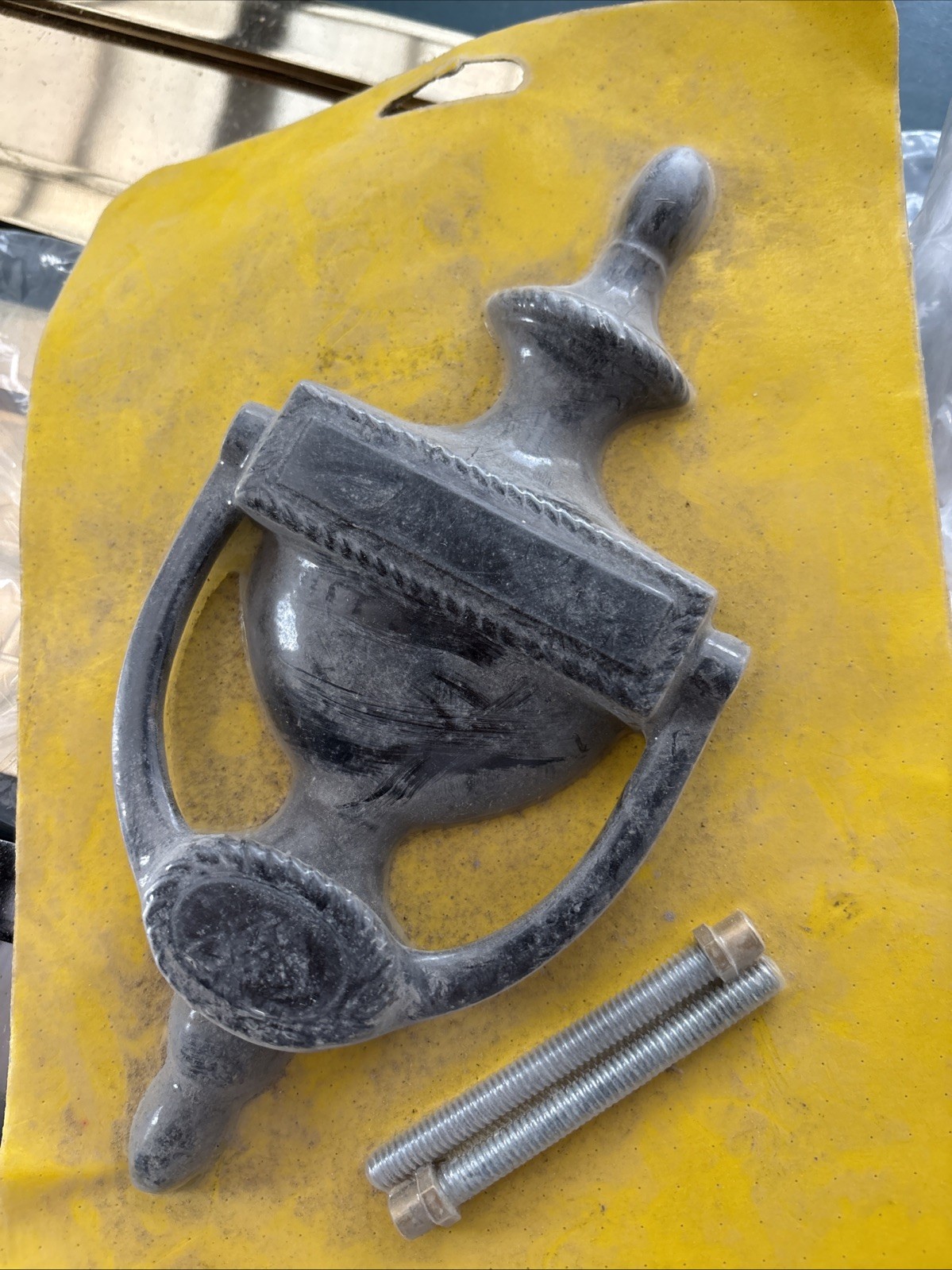 Black Door Knocker