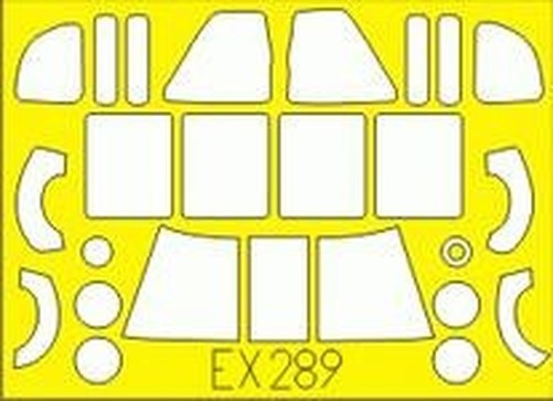 Eduard EX289 1/48 Mask MH-60K for Italeri Canopy mask Set
