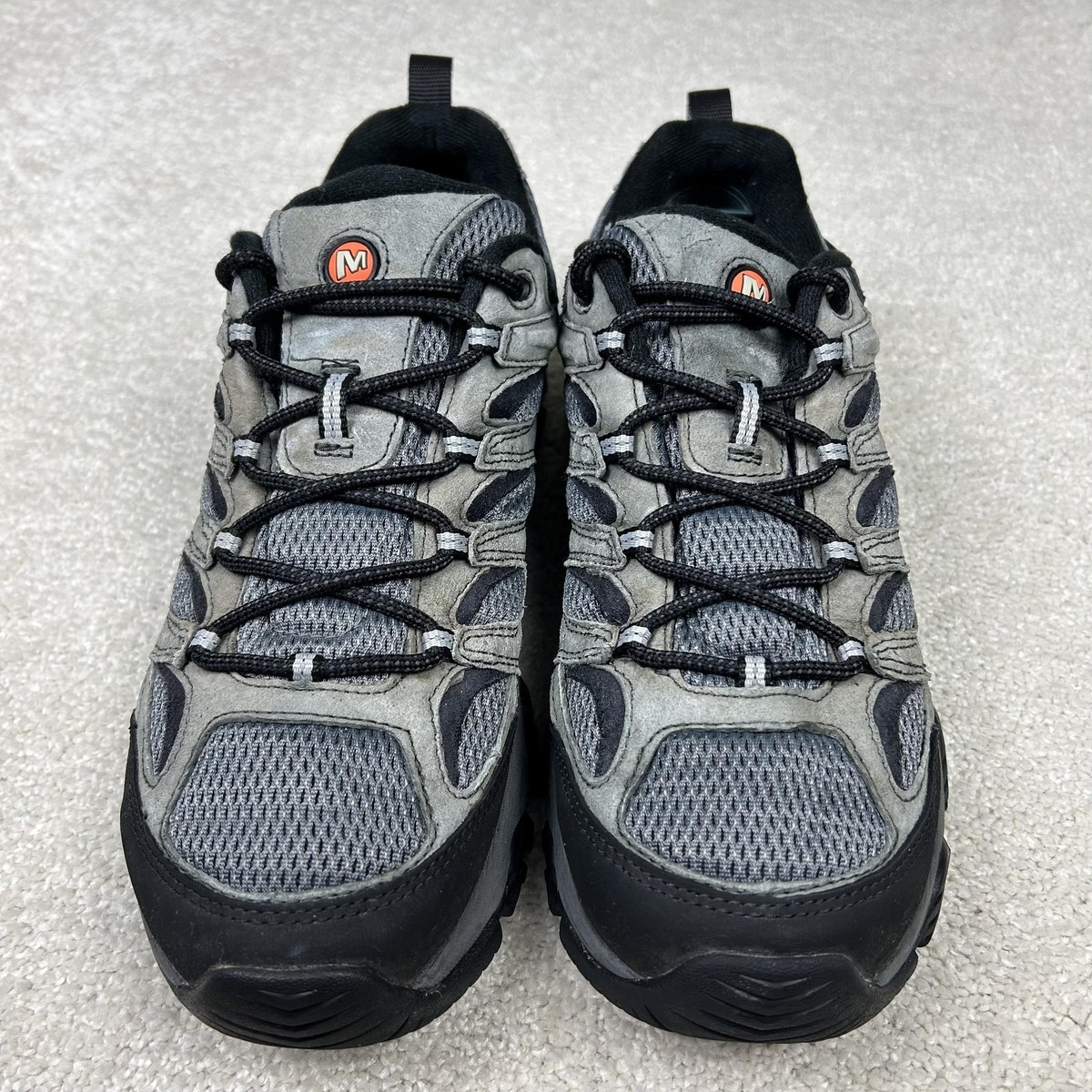 Mens Merrell Moab 3 Vibram Granite Gray Waterproof Hiking Shoes J035855 Size 13 Merrell Moab 3 Waterproof Shoes Mens Size 11 Gray Granite  main image 2