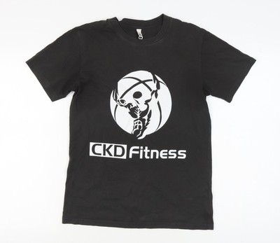 Herren T-Shirt UK Größe S AS Farbe Schwarz