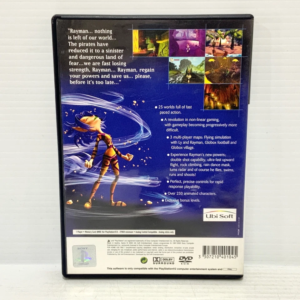 Rayman Revolution + Manual - PS2 - Tested & Working - Free Postage - Image 2 of 4