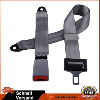2-Punkt Sicherheitsgurt Beckengurt 130cm E4 Mit Schrauben LKW Auto PKW Boot