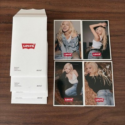 BLACKPINK Rosé Levi's Harajuku Japan Exclusive Photocard Set 4 Not