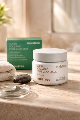 Innisfree Super Volcanic Pore Clay Mask 20 ml Gesichtsmaske Porenreinigung Neu