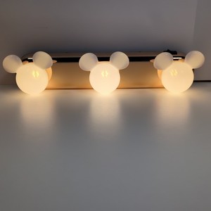 Disney Primark Mickey Mouse Head Vanity Light Suction Cup Battery Operated Night