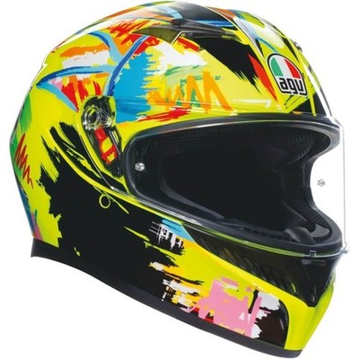AGV K3 Rossi Winter Test 2019 LE FullFace Helmet | Black/Multi | DOT ; ECE 22-06