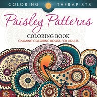 Coloring Therapist | Paisley Patterns Coloring Book - Calming Coloring Books...