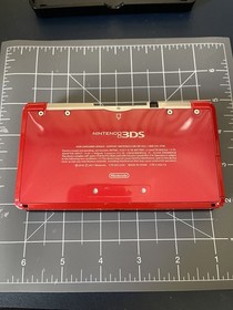 *WORKING*COMPLETE* Nintendo 3DS Flame Red Bundle *READ DESCRIPTION*