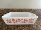 Vintage Pyrex Pink Gooseberry 1.5 Qt Refrigerator Space Saver Dish NO LID