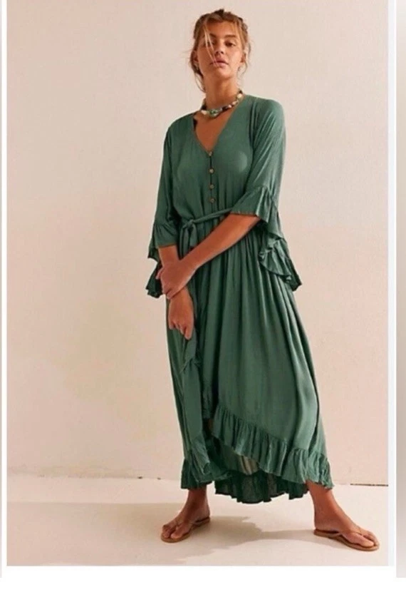 Free People Long 3/4 Sleeve Maxi Dresses for Women for sale | eBay Free People Long 3/4 Sleeve Maxi Dresses for Women for sale | eBay