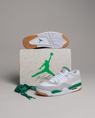 Size 10 - Air Jordan 4 RM Pine Green for sale online | eBay