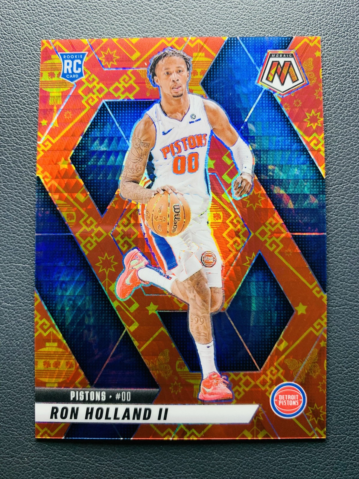 2024-25 Panini Mosaic Ron Holland II #219 Rookie RC Lucky Envelopes Prizm /8 SSP