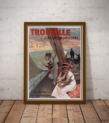 Poster-Poster Stadt Trouville