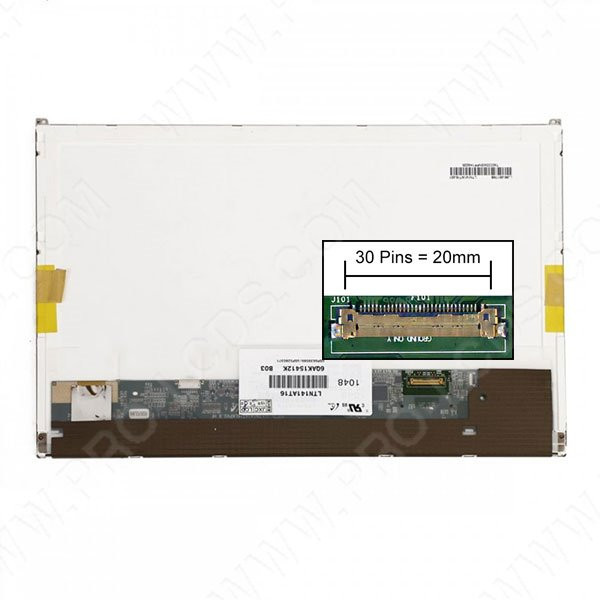 Dalle écran LCD pour réparer un ordinateur portable type Samsung LTN141AT16-B02
