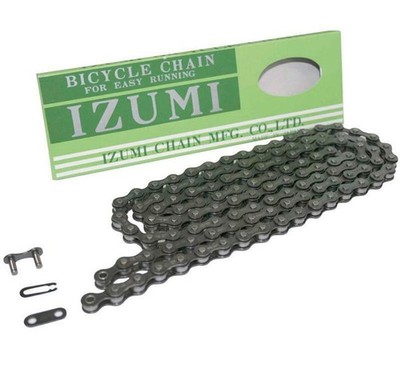 Izumi Catena Single Speed 1/8" Nero/Spilli Oro – Old School BMX E Fixie – Giappone
