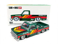Kaido House x Mini GT 1:64 Chevrolet Silverado KAIDO WORKS V3 Green KHMG226-2B