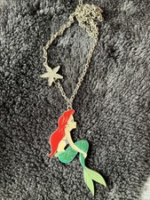Disney The Little Mermaid Ariel Necklace Rare HTF