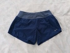 Nike Dri-FIT Women s Running Shorts Size S Blue Athletic Workout Gym