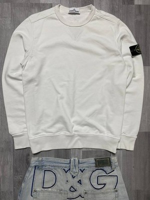 Stone Island Sweatshirt White Size M Authentic Badge Certilogo ART 681562740