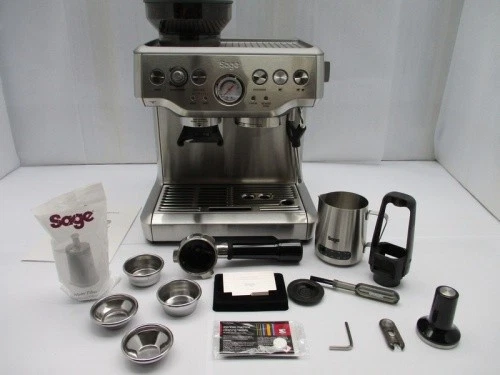 SAGE Barista Express Acciaio Inox BES875 ! UK Spina - Usato - come Nuovo - Immagine 3 di 4