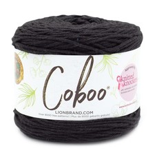 Lion Brand Coboo Yarn-Coal - 3 Pack