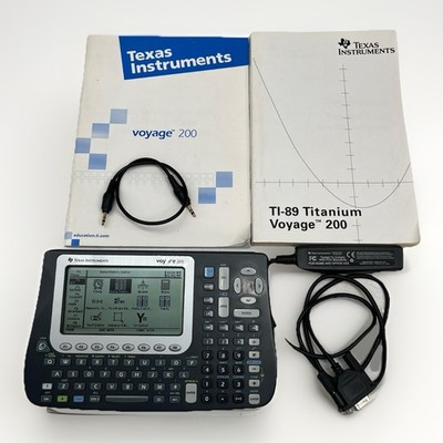 Grafikrechner Texas Instruments TI-89 Titanium Voyage 200 mit Zubehör Rechner