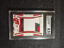 2023 LAMAR JACKSON 4/5 Jumbo Patch SGC 8.5 Panini National Treasures