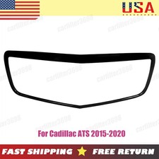 Front Bumper Center Grille Black Molding Trim Frame For Cadillac Ats 2015-20