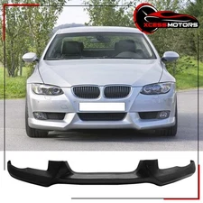 Fit 07-10 BMW 3-Series E92 335 330 A Style Front Bumper Lip Spoiler Unpainted PU