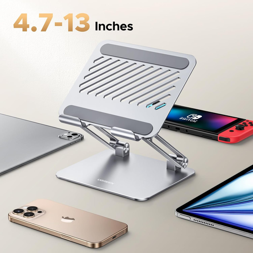 UGREEN Supporto per Tablet Da 4,7" a 12,9" Universale, Porta Cellulare Da Tavolo - Afbeelding 8 van 12