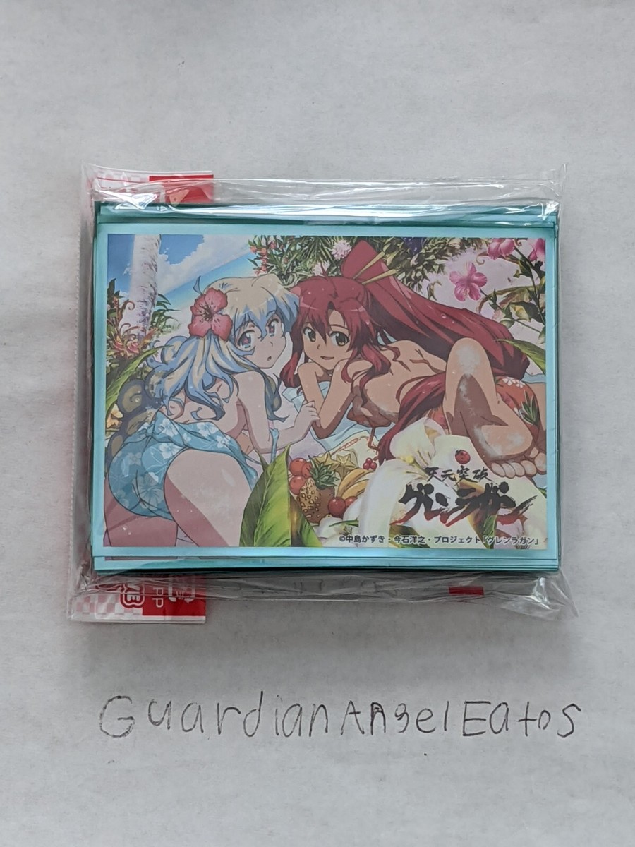Chara Gurren Lagann Yoko & Nia Japanese Standard Size Card Sleeves Weiss Mtg USA Chara Gurren Lagann Yoko & Nia Japanese Standard Size Card Sleeves Weiss Mtg USA