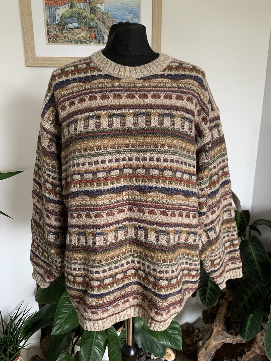 Stunning Vintage AUSTIN REED SPORTSMAN Wool Mix Mans Jumper 