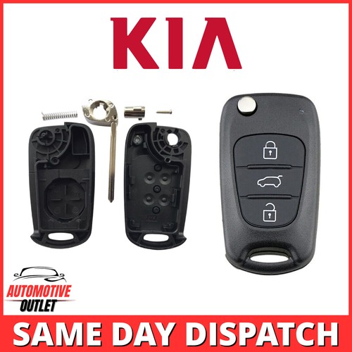 3 BUTTON REMOTE KEY FOB SHELL CASE FOR KIA SPORTAGE CEED SORENTO OPTIMA 2010-14