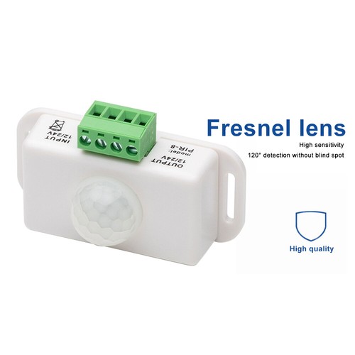 Automatic DC 12V-24V 6A/8A infrared PIR Motion Sensor Switch For LED Strip Light - Picture 21 of 32