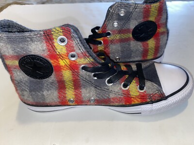 Converse Woolrich Plaid Multicolor All Star Boy’s Sz Women’s Sz 149456C 