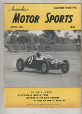 Australian Motor Sports 1957 Apr Australian GP Simca Elysee Elva 1923 Miller 8 D