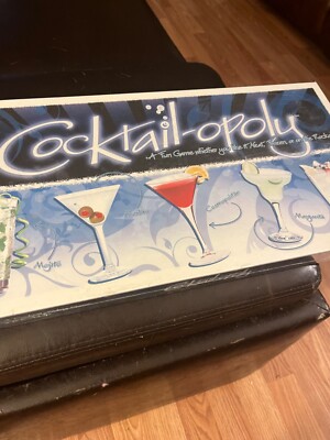  Cocktail-opoly Game. New and Sealed. For Adults.