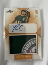 2021 Leaf Perfect Game  Reese Chapman PA-RC2 Patch Auto 1/3
