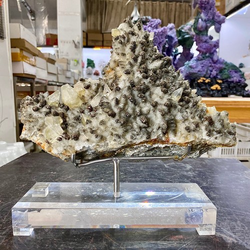 9.14LB Crystal minerals from Huangfangjie quartz cluster in Anhui Province - 第 4/18 張圖片