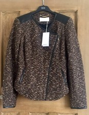Boss Hugo Boss Women’s Wool & Leather Jacket - ‘korien2’ (size 8)