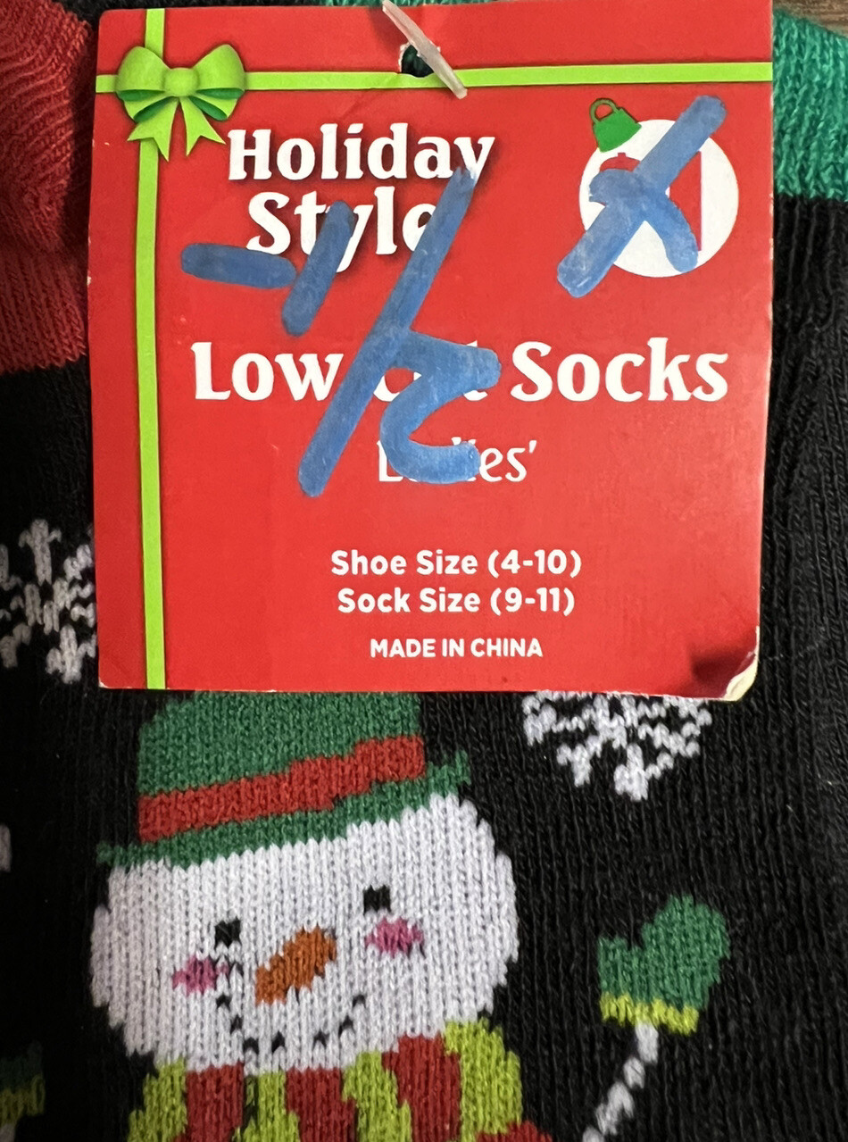 Lot Of 3 Womens Holiday Socks Size 410 eBay