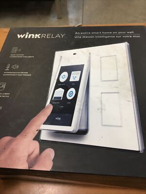 WINK Relay Wall-mounted Smart Home Controller,4.3  Touchscreen White #PRLAY-WH01