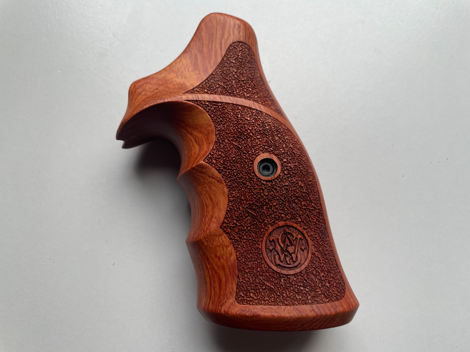New Decorative wood Grips for S&W, K/L ROUND BUTT 686; Closed back ...