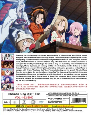 DVD Anime Shaman King (Year 2021) Complete TV Series (1-52
