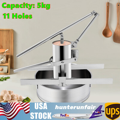 11 Holes Manual Meatball Making Machine Commercial Meatball Processing Machine