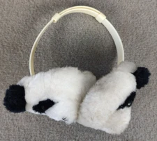 Adjustable Black And White Panda Ear Protectors For Kids Men Women New
