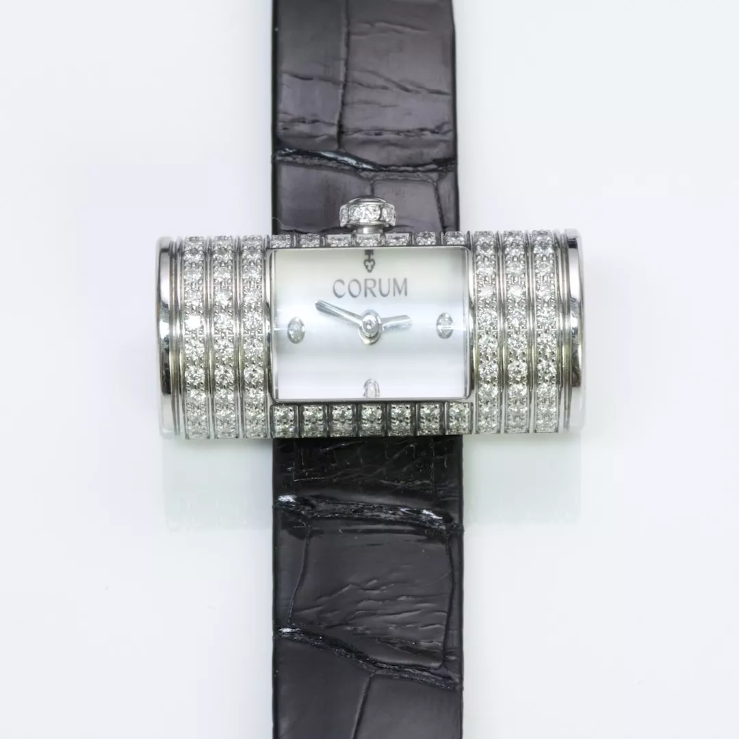 Corum 18k gold diamond watch cheap